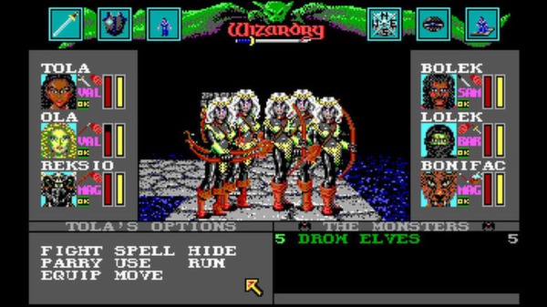 Screenshot z Wizardry 6: Bane of the Cosmic Forge