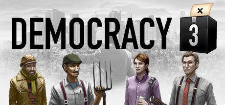 Steam header art for Democracy 3