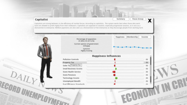 Screenshot z Democracy 3