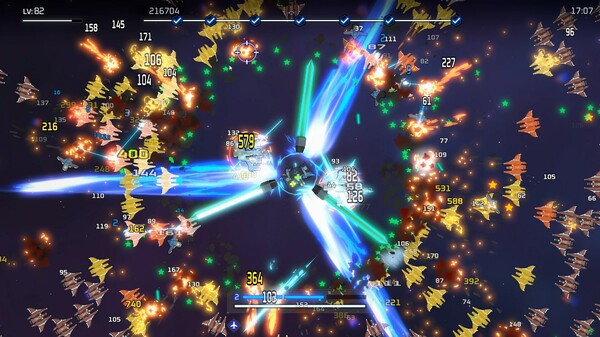 Screenshot of Wings of Seduction: Bust 'em out! gameplay showing in-action mechanics