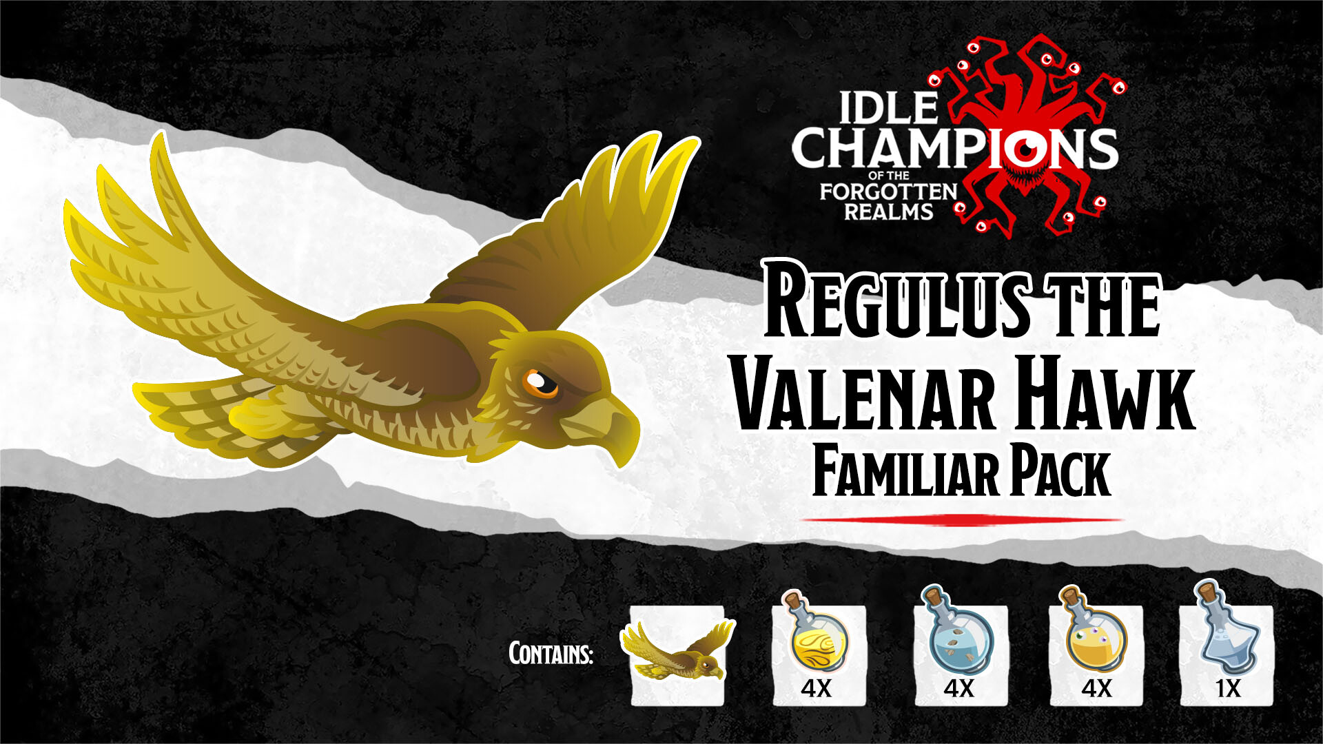 Idle Champions - Regulus the Valenar Hawk Familiar Pack Featured Screenshot #1