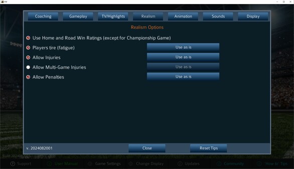 Pro Strategy Football 2024.