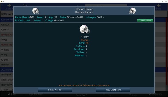 Pro Strategy Football 2024.