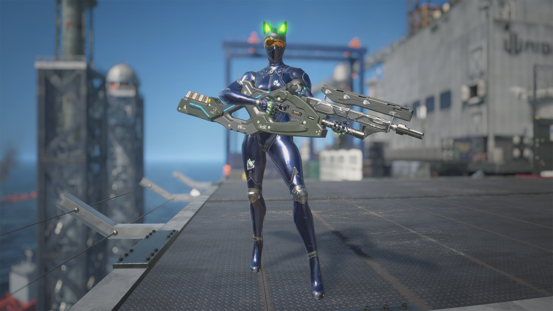 Exoprimal - Vigilant Metallic Cat Set Featured Screenshot #1