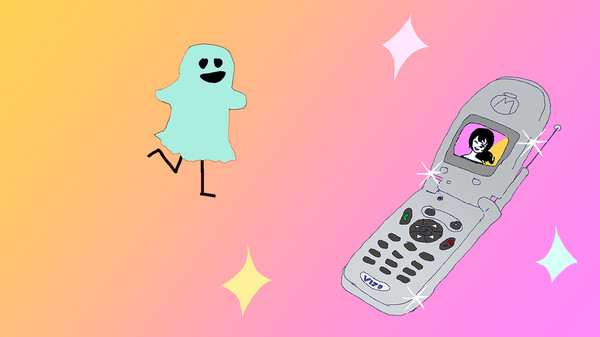 HFTGOOM - Donation Wallpaper - Sparkling Ghost