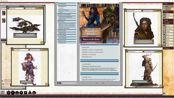 Fantasy Grounds - Pathfinder 2 RPG - Pathfinder Society Scenario #4-02: Return to the Grave