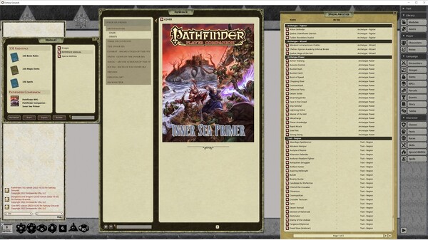 Fantasy Grounds - Pathfinder RPG - Pathfinder Companion: Inner Sea Primer