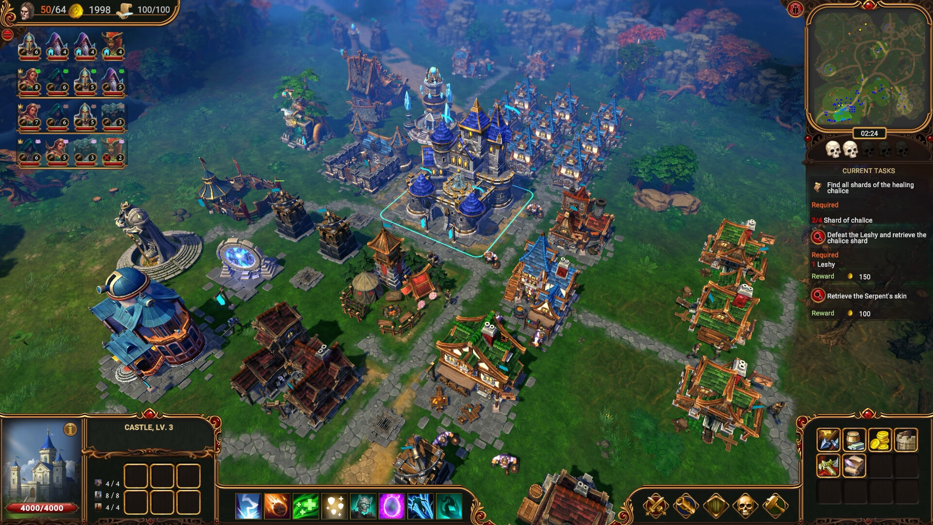 #1. Lessaria: Fantasy Kingdom Sim (Steam) De: Polden Publishing