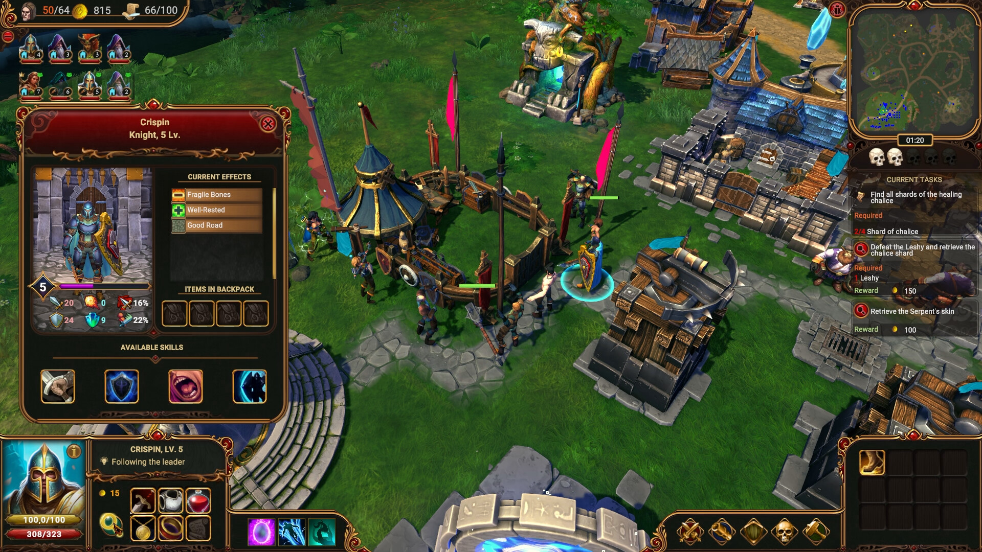 #5. Lessaria: Fantasy Kingdom Sim (Steam) De: Polden Publishing