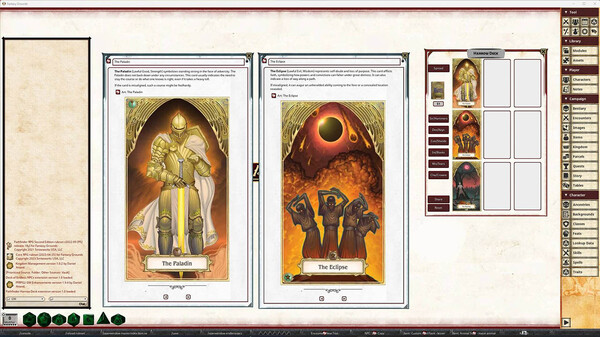Fantasy Grounds - Pathfinder 2 RPG - Harrow Deck