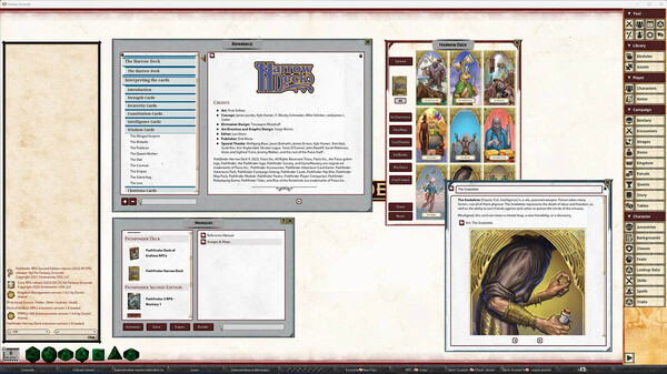 Fantasy Grounds - Pathfinder 2 RPG - Harrow Deck