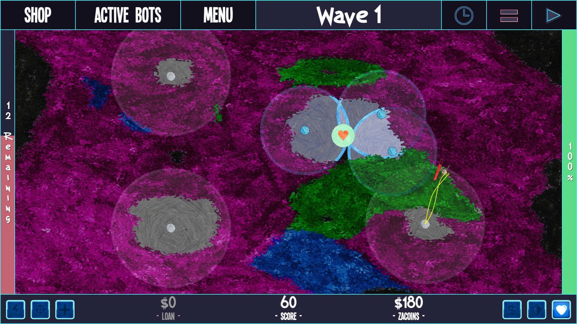 screenshot of ZaciSa: Defense of the Crayon Dimension! 3