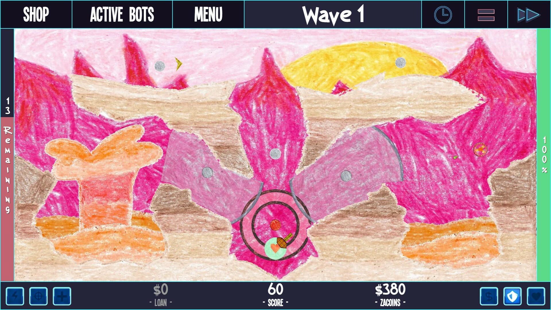 ZaciSa: Defense of the Crayon Dimension! Featured Screenshot #1