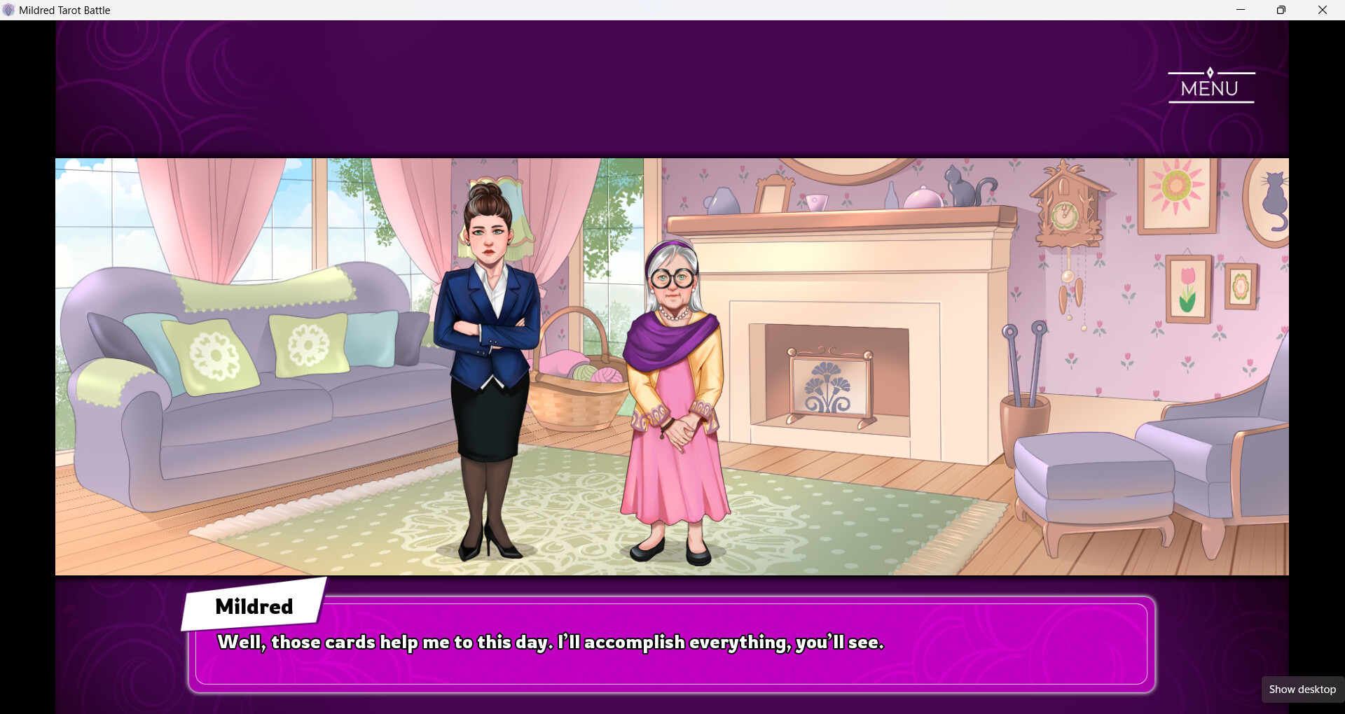 Mildred's Tarot Battle screenshot #3