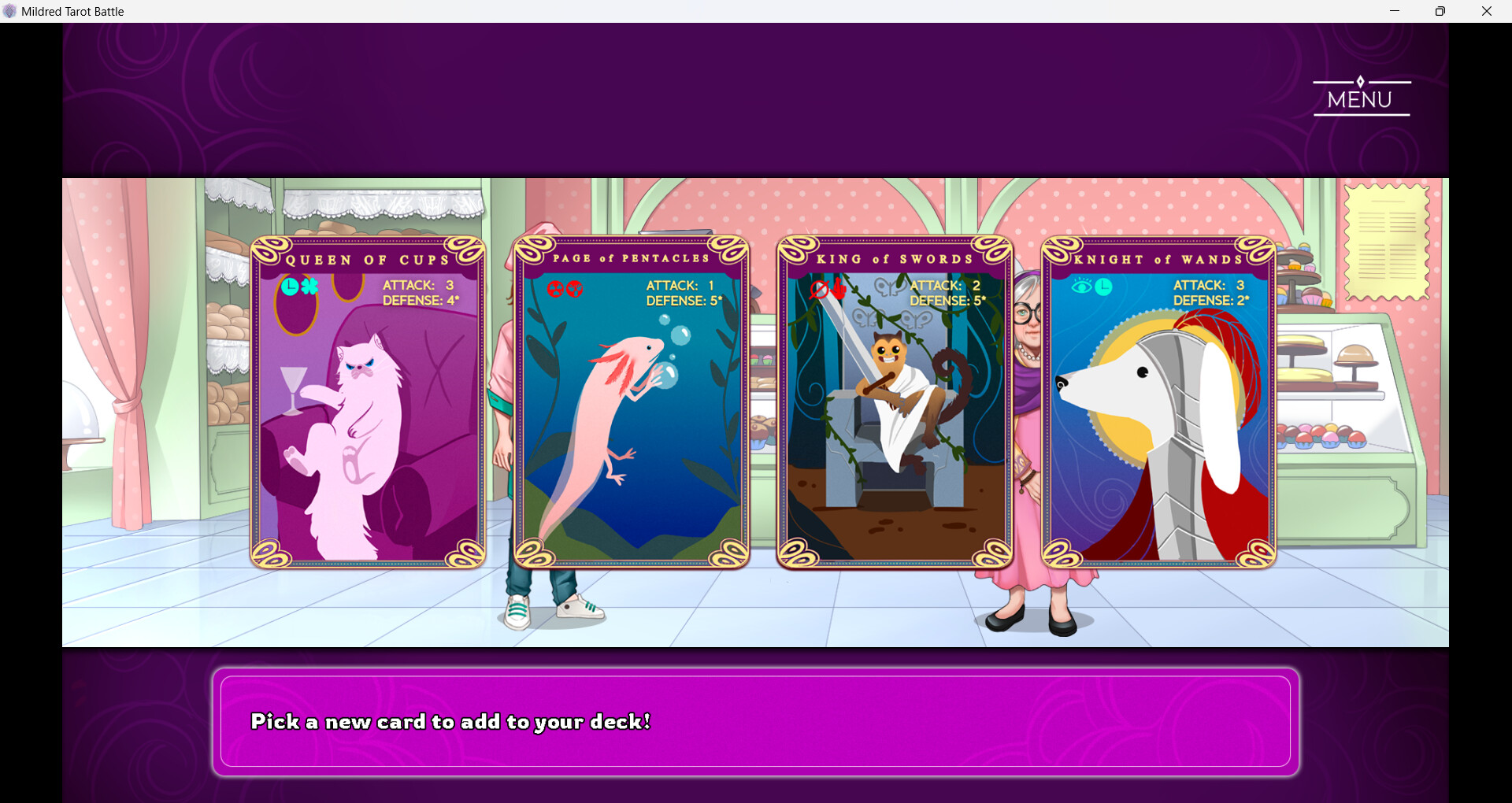 Mildred's Tarot Battle screenshot #11
