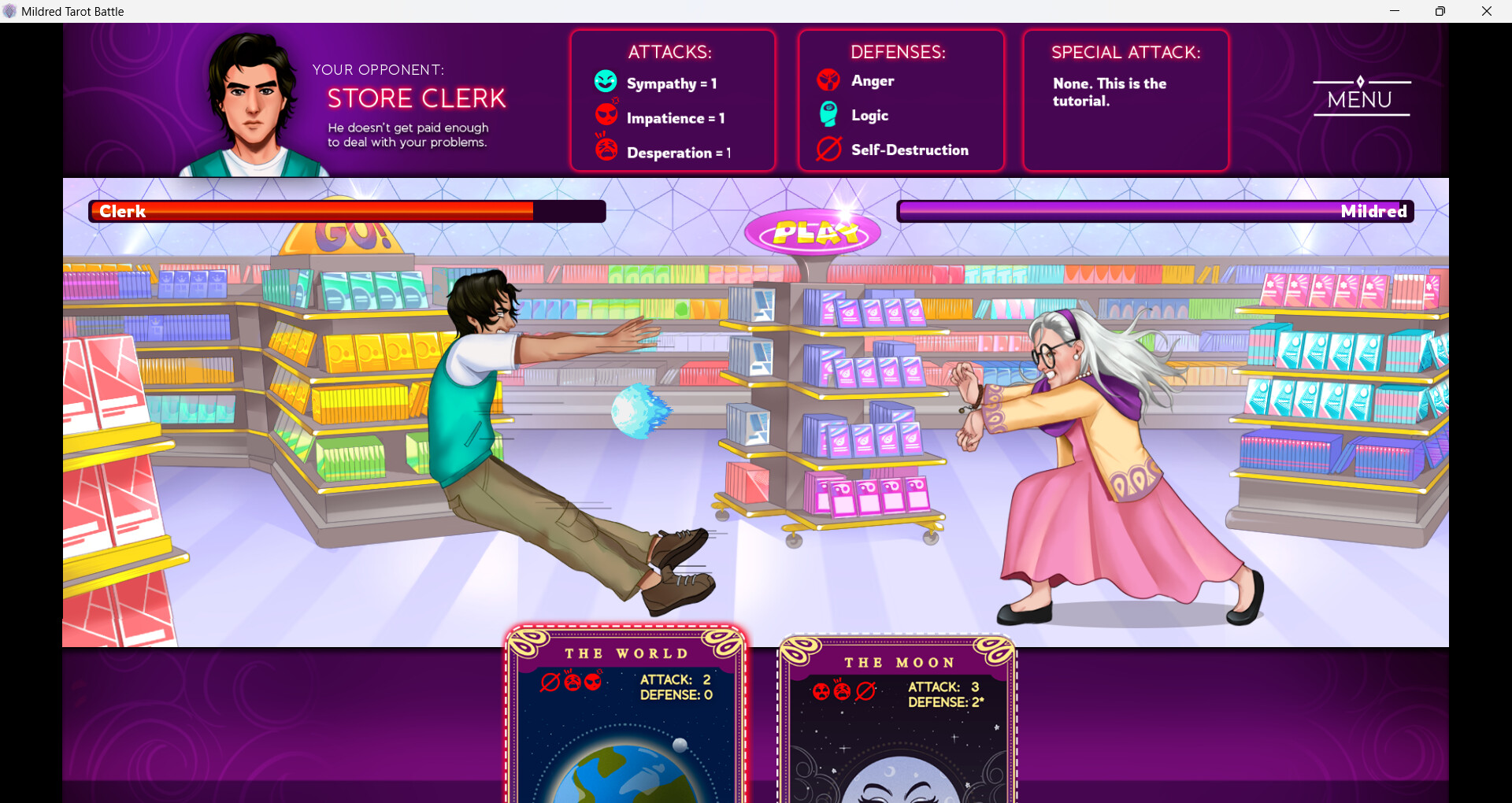Mildred's Tarot Battle screenshot #10