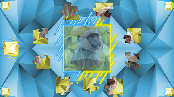Скриншот 1 из игры Poly Jigsaw: Primates