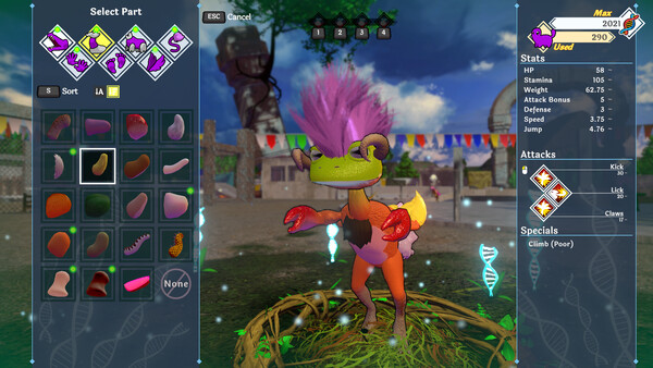 Screenshot z Strange Seed