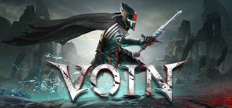 VOIN оффлайн — атмосферное изображение с воином, руинами замка и мрачной фэнтези атмосферой игры