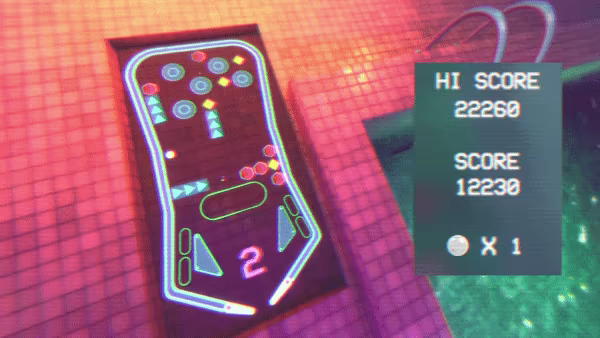 Vaporwave Pinball video 4