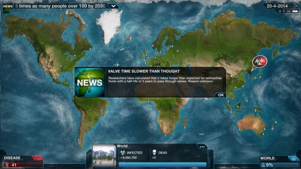 Screenshot z Plague Inc: Evolved