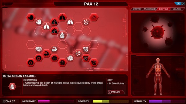 Screenshot z Plague Inc: Evolved