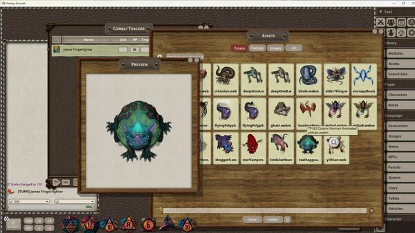 Fantasy Grounds - Devin Night Animated Token Pack 162: Cosmic Horrors