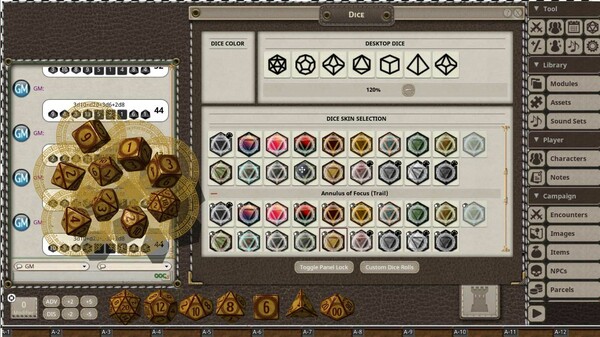 Fantasy Grounds - Annulus of Focus Dice Pack
