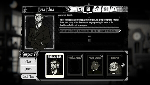 The Posthumous Investigation game for Linux 1