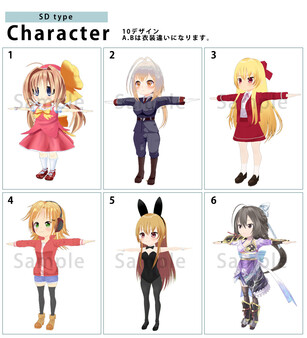 RPG Maker 3D Character Converter - SD-VRM.