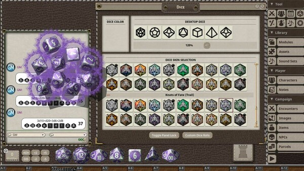 Fantasy Grounds - Knots of Fate Dice Pack