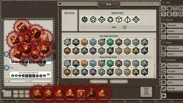 Fantasy Grounds - Knots of Fate Dice Pack