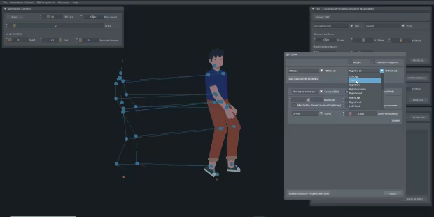 FBX2SPINE - 3D Mocap to 2D Animation Transfer Tool video 3