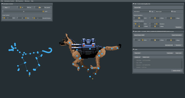 FBX2SPINE - 3D Mocap to 2D Animation Transfer Tool — скриншот 7