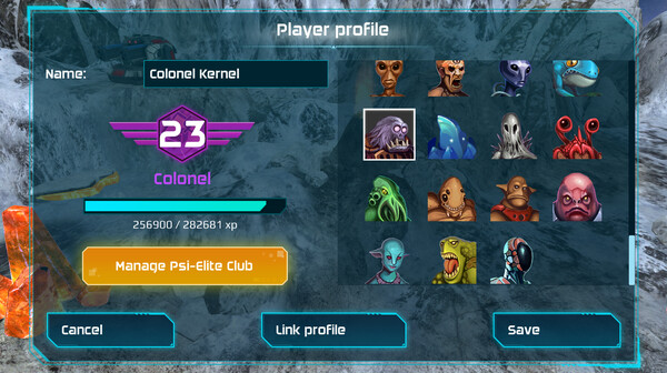Section Gamma - Psi-Elite-Club Supporter Membership screenshot 1