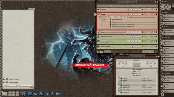 Fantasy Grounds - D&D Monster Manual - Syrinscape Sound Link Pack