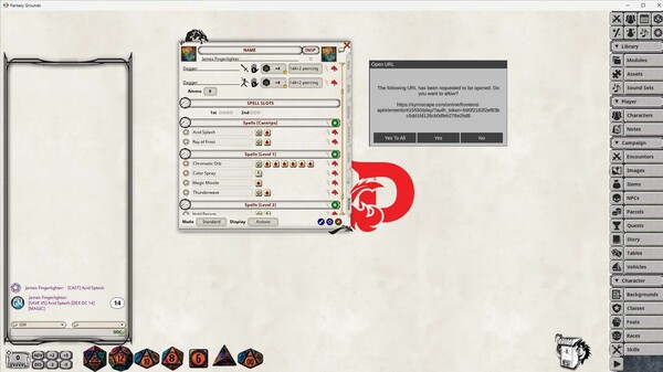 Fantasy Grounds - D&D Player's Handbook - Syrinscape Sound Link Pack