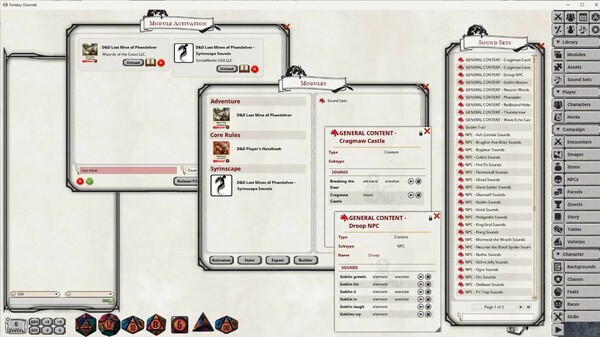 Fantasy Grounds - D&D Lost Mine of Phandelver - Syrinscape Sound Link Pack