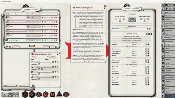 Fantasy Grounds - D&D Lost Mine of Phandelver - Syrinscape Sound Link Pack