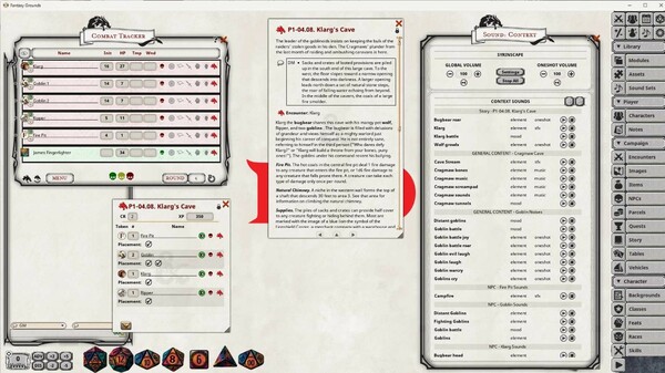 Fantasy Grounds - D&D Lost Mine of Phandelver - Syrinscape Sound Link Pack