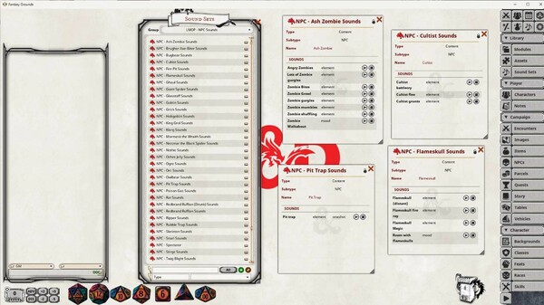 Fantasy Grounds - D&D Lost Mine of Phandelver - Syrinscape Sound Link Pack