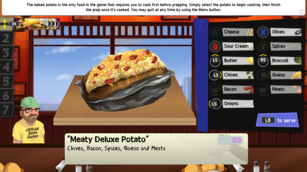 Screenshot z Cook, Serve, Delicious!
