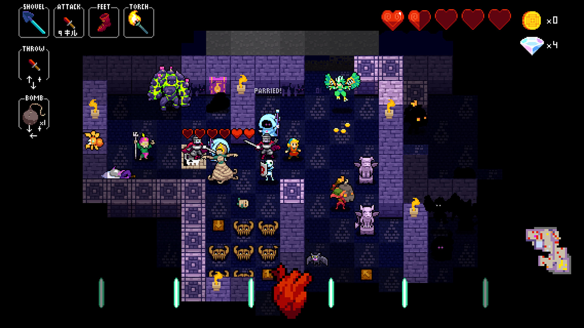 screenshot of Crypt of the NecroDancer 6