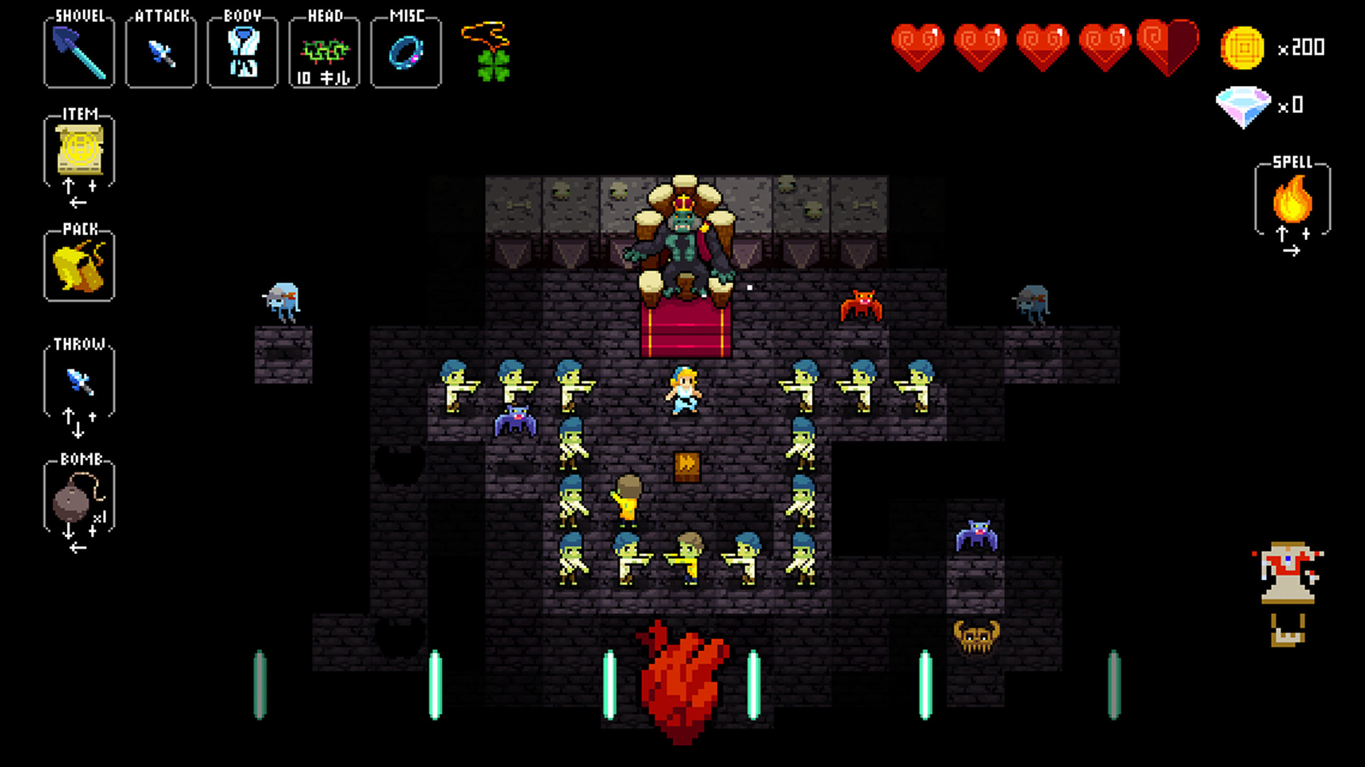 screenshot of Crypt of the NecroDancer 5