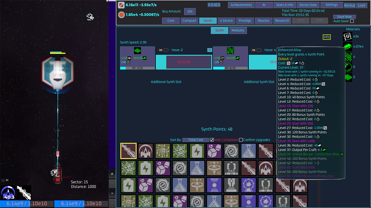 Unnamed Space Idle screenshot #2