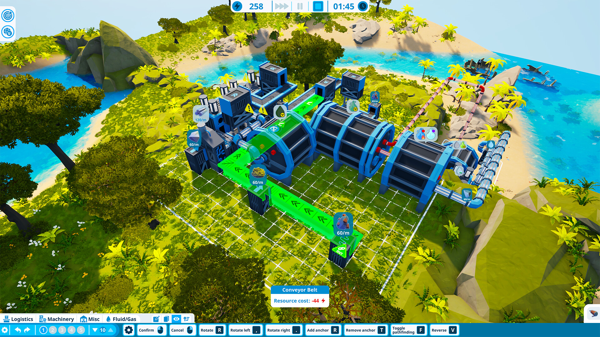 #4. Automate It: Factory Puzzle (Steam) By: Forklift Interactive