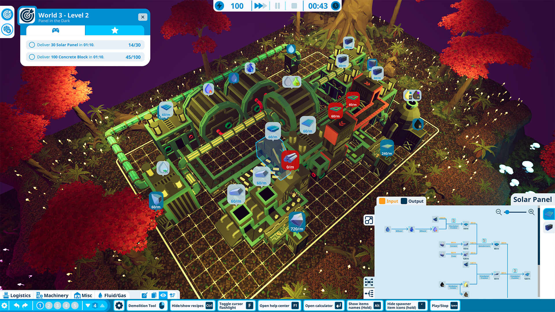 #7. Automate It: Factory Puzzle (Steam) By: Forklift Interactive