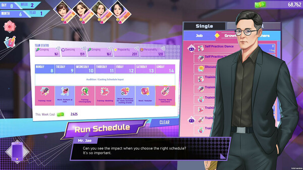 K-pop Idol Stories - Road to Debut Demo