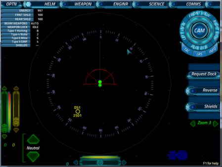 Screenshot z Artemis Spaceship Bridge Simulator