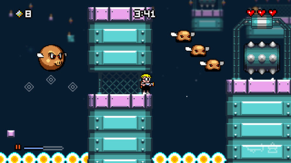 Screenshot z Mutant Mudds Deluxe